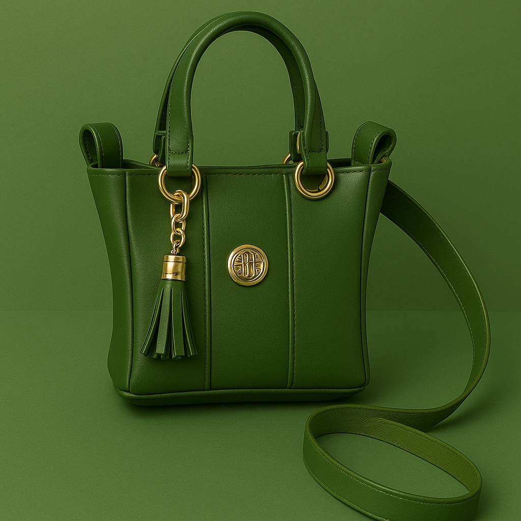 Classic Luxe Olive Handbag