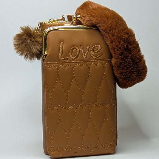 Love Clutch Crossbody Bag for Girls